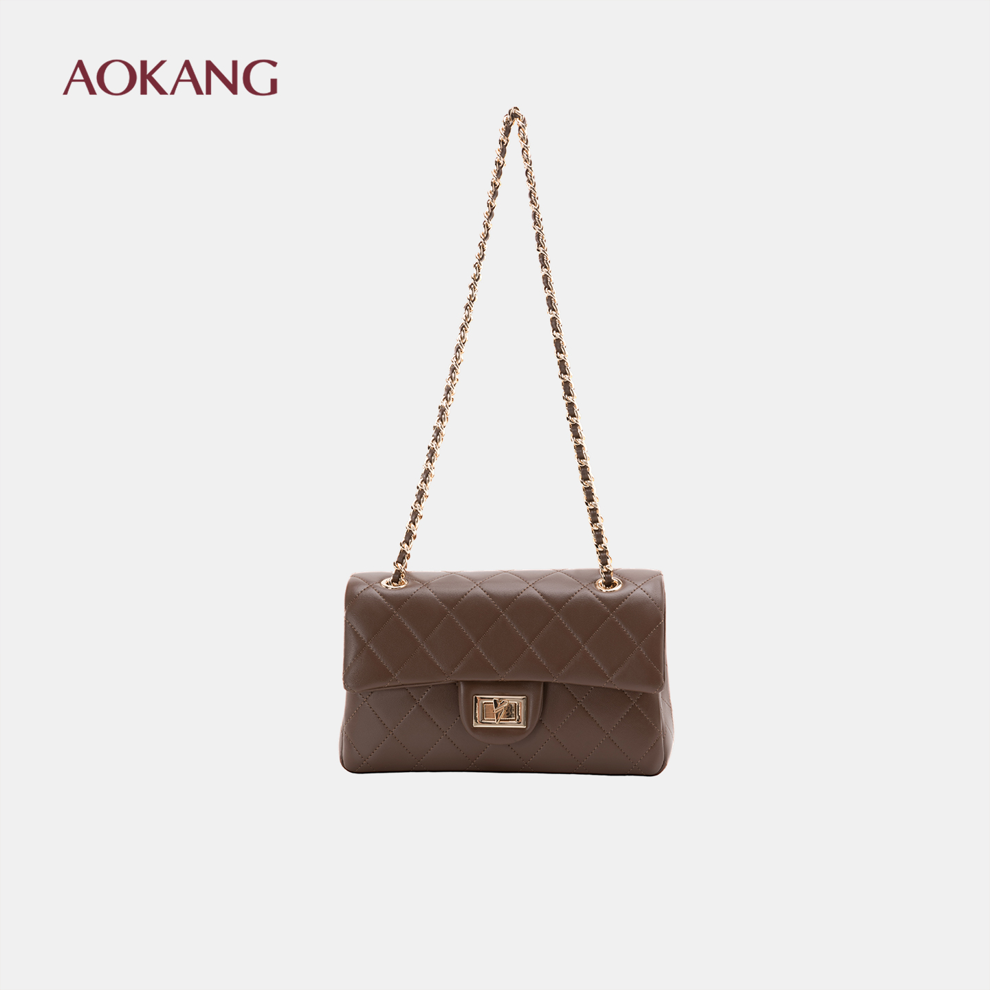 奥康 女包2025新款单肩包时尚百搭通勤质感真皮斜挎包