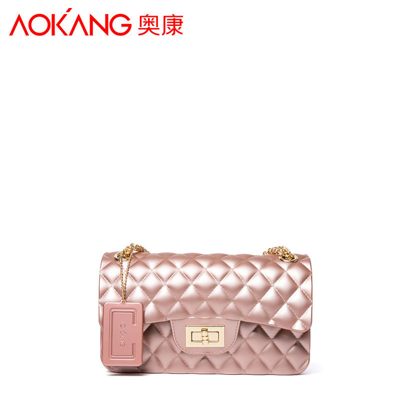 奥康新款女包女士单肩包斜挎包哑光磨砂果冻包商场同款包包小在类目 箱包皮具/热销女包/男包, 女士包袋中 - 来自Buy2taobao.com提供专业的淘宝代购服务