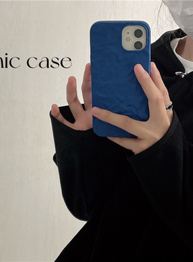高级感硅胶苹果褶皱iphone