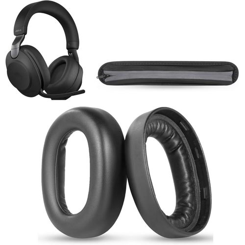 适用捷波朗 JABRA Evolve2 85耳套 海绵套 85二代蛋白皮耳罩配件