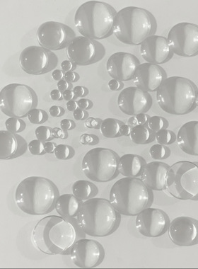 专业级LED透镜凸6-20mm高品质14无边加工汽车车灯LED10放大镜5平8