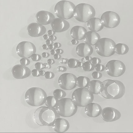 专业级LED透镜凸6-20mm高品质14无边加工汽车车灯LED10放大镜5平8