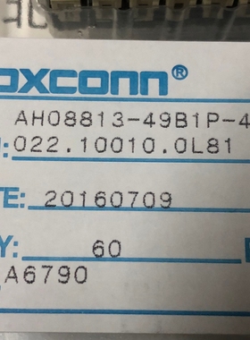 AH08813-49B1P-4M Foxconn富士康台式机 288P 1.2V DDR4内存卡槽