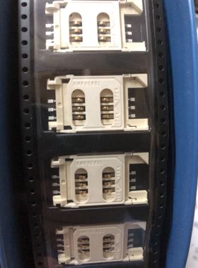 C707 10M006 553 2 安费诺AMPHENOL 手机卡座 SIM卡座 6P镀金