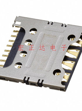 2108431-3 MICRO SIM卡座 抽屉式 原装TE泰科 三星Note3卡座
