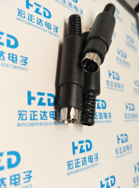 键盘鼠标ps2公头接插头 MD3/4/6/7/8P针 S端子3-8P芯接头DIN8芯