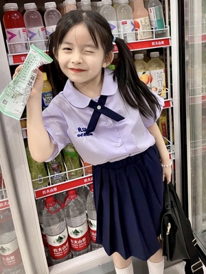 泰国校服套装衬衫六一儿童节演出合唱学院风泰式班服男女童幼儿园