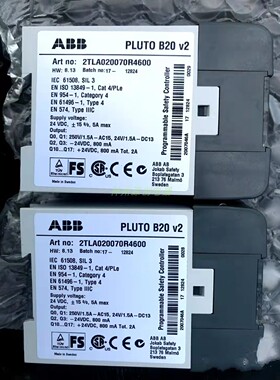 ABB  PLC可编程逻辑控制器 Pluto B20 V2   2TLA020070R4600