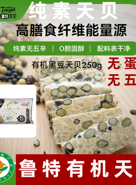 鲁特有机天贝纯素黄豆天贝纯素食植物肉tempe印尼天贝菌纳豆制品