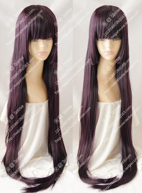 cos假发 暗紫色 黑色 一米长发 雪女 阴阳师 式神SR觉醒 月见之樱