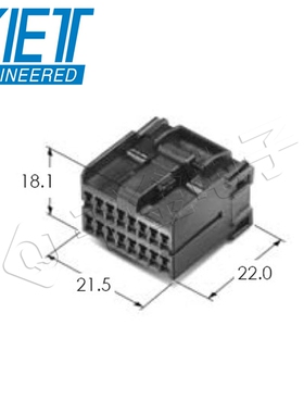 千金供应MG614127-5塑壳接插件KET连接器现货