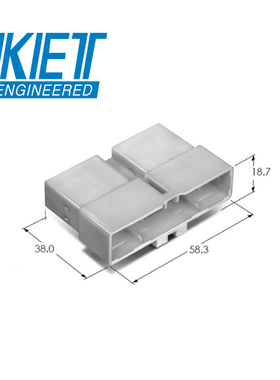 千金供应MG622256-5塑壳接插件KET连接器现货