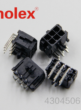 千金供应MOLEX连接器430450600   43045-0600针座接插件现货