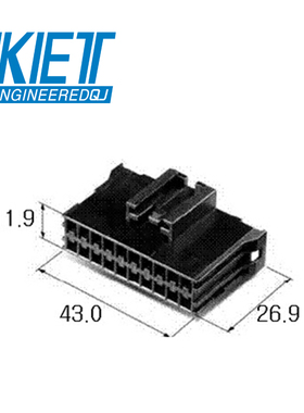 供应MG621818塑壳接插件KET连接器现货