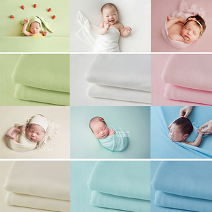 新生的儿拍照背景布满月拍照道具婴儿宝宝摄影牛奶绒背景毯子影楼