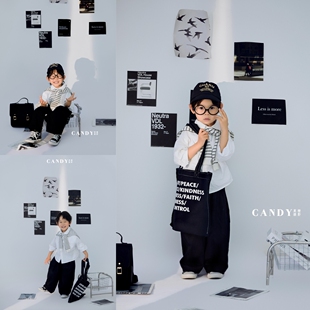 儿童摄影服装韩版时尚杂志宝宝拍照服装影楼艺术照写真拍摄道具