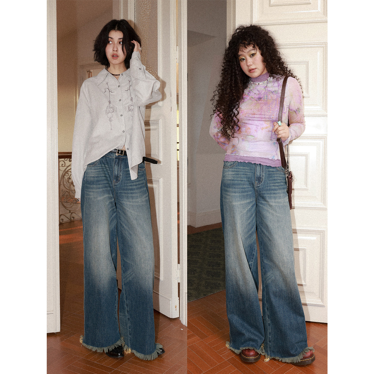 化学少女 01/25 20点上新 X1「初春落日」复古猫须水洗磨破牛仔裤,女装/女士精品,牛仔裤,淘宝优惠券,粉丝福利购,淘宝优惠卷