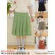 0点上新 「走着瞧」 多色中长款 化学少女 百搭A字百褶裙裤