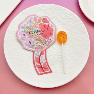 DENMAS丹马士冻干草莓芯棒棒糖结婚喜糖婚糖网红休闲小零食糖果