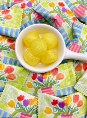 DENMAS丹马士小青柠味水果糖硬糖高颜值网红喜糖伴手礼糖果零食