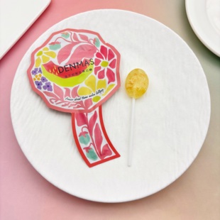 DENMAS丹马士冻干哈密瓜果芯棒棒糖结婚喜糖婚糖网红休闲小零食