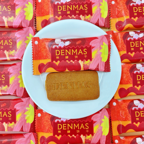 DENMAS丹玛仕焦糖饼干独立装茶点心解馋休闲小零食结婚喜糖喜饼