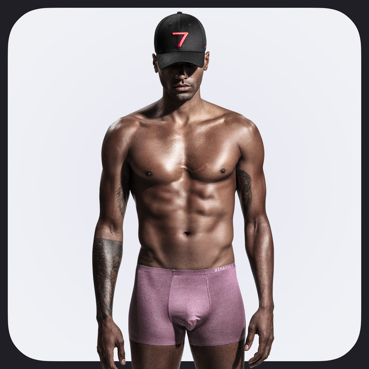 冰丝男士透气无痕运动四角裤