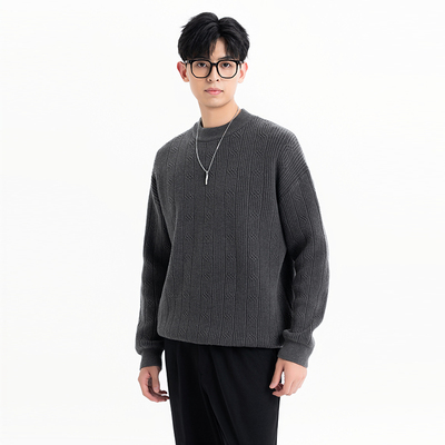 秋冬季新款宽松慵懒风针织衫