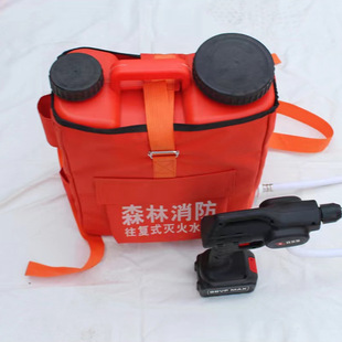 森林灭火往复式背负电动水枪背囊背桶款高压细水雾往复扑火装备