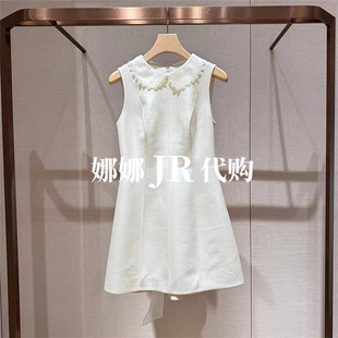 连衣裙XSJ0L02D 娃娃领拼接蕾丝边系带A字无袖 JR专柜正品 2026春季