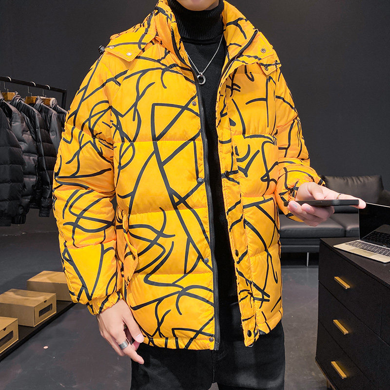 棉衣男2023冬季新款个性休闲连帽加厚帅气棉服保暖外套8822-P65,男装棉衣,星座1310