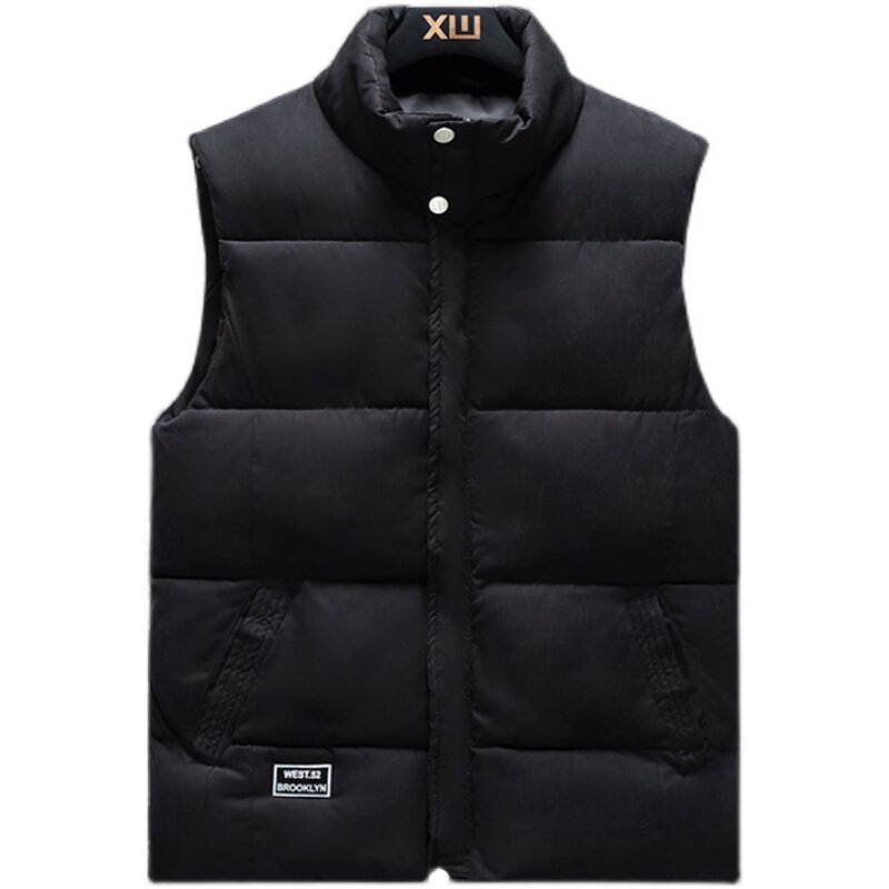 M-5XL大码立领棉马甲男加厚保暖坎肩棉背心休闲外套8086-P50,男装背心/马甲,星座1310