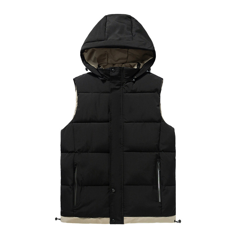 现货充足可拆卸帽M-5XL拼色秋冬棉马甲男女可穿XZ1310-2201-P50,男装背心/马甲,星座1310