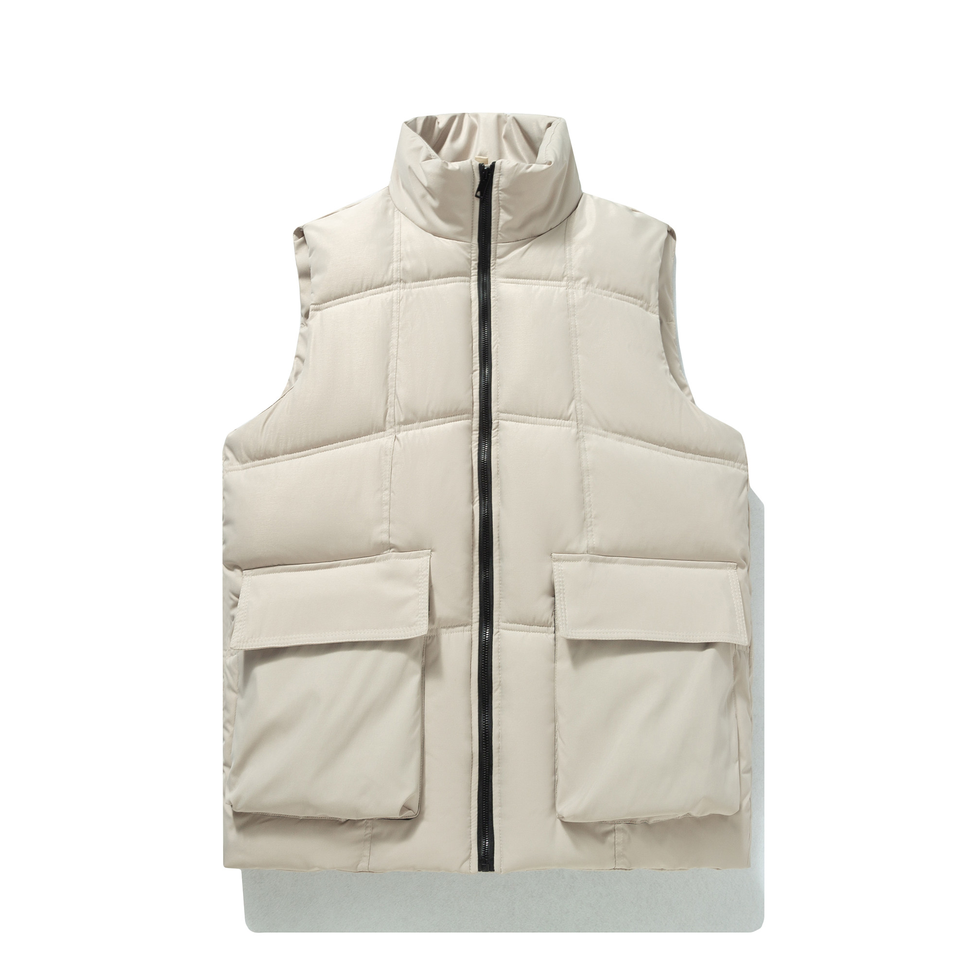 M-5XL秋冬季新款立领加厚羽绒棉马甲男青年坎肩马夹外套2301-P55,男装背心/马甲,星座1310