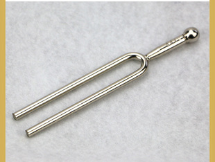 音叉A440Hz标准音钢琴提琴乐器二胡音叉教学专业工具钢叉采耳圆形