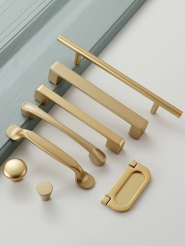 Современный минималистский золотой свет роскошные шкафы ручка ручка для европейской кухонной шкаф для шкаф