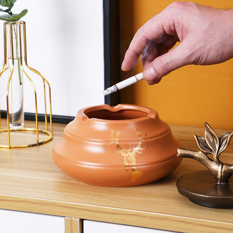 美式轻奢茶几多功能纸巾盒客厅简约实用创意乔迁新居饰品鹿抽纸盒