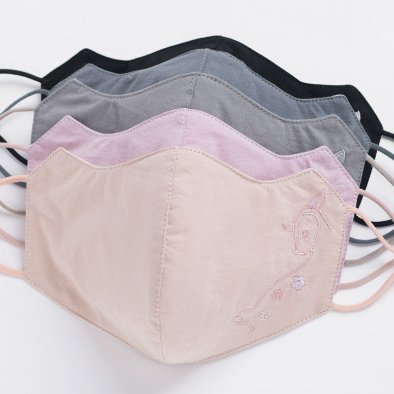 女士口罩加厚秋冬季冬天全棉纯棉里布保暖防尘透气防寒可洗口造罩