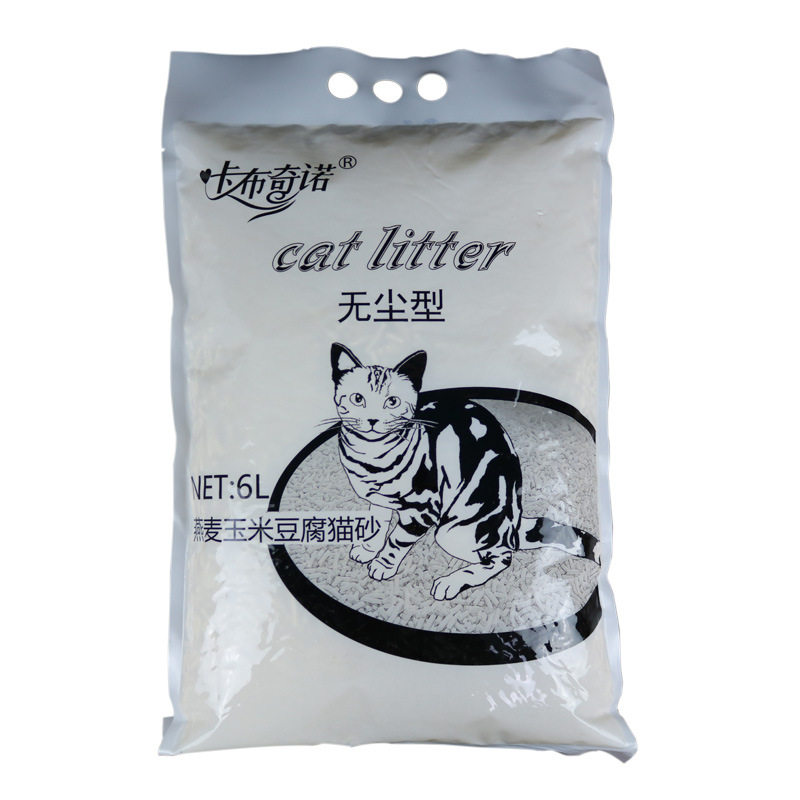 卡布奇诺燕麦玉米豆腐猫砂6L