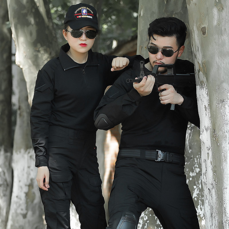 户外蛙人战术服体能作训服套装男训练服教官服蛙服