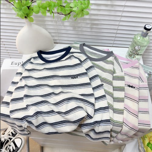 【小水推荐】【顾奈】儿童T恤长袖儿童上衣春季新中大童TX26010