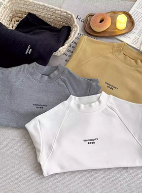 【春春Spring】【顾奈】 男女童半高领打底衫冬保暖儿童上衣