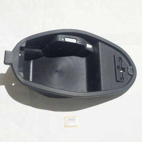 雅迪极光3.0座桶杂物箱PP置物箱原厂配件坐垫底托黑料正品