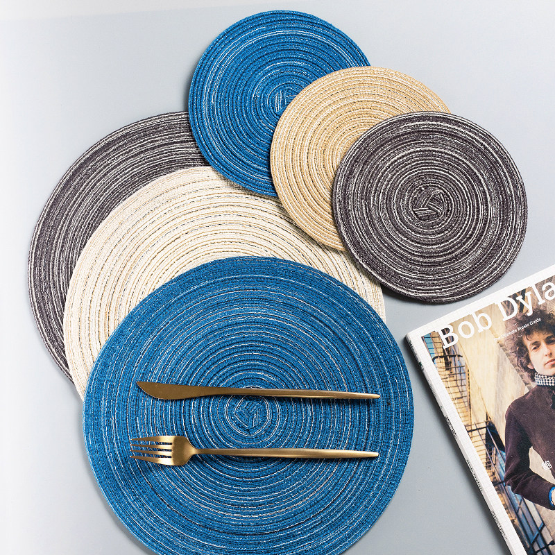 北欧风隔热垫餐垫餐桌垫简约西餐垫砂锅垫杯垫碗垫盘垫圆形垫子,餐饮具,餐垫,淘宝优惠券,粉丝福利购,淘宝优惠卷