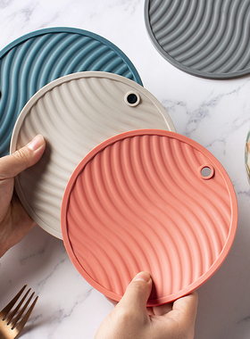 加厚简约防烫垫餐垫菜盘隔热垫硅胶防烫家用餐桌垫子碗垫锅垫杯垫