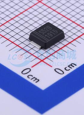 晶导微 SS52BF 丝印S52B SMBF超薄 5A 20V SS52 贴片肖特基二极管