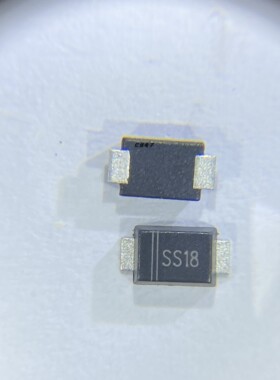 晶导微 SS18F SR180 丝印SS18 80V/1A SMAF封装 贴片肖特基二极管