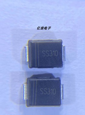 晶导微SS310B丝印SS310 SMB封装 3A电流100V耐压贴片肖特基二极管