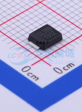 晶导微SSL56BF丝印SL56B SMBF封装 5A电流60V耐压 低压降肖特基管