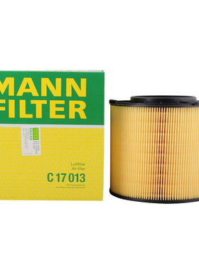 17-20款奥迪A4L A5 Q5L 45TFSI高功空滤空气滤芯格原厂曼牌C17013